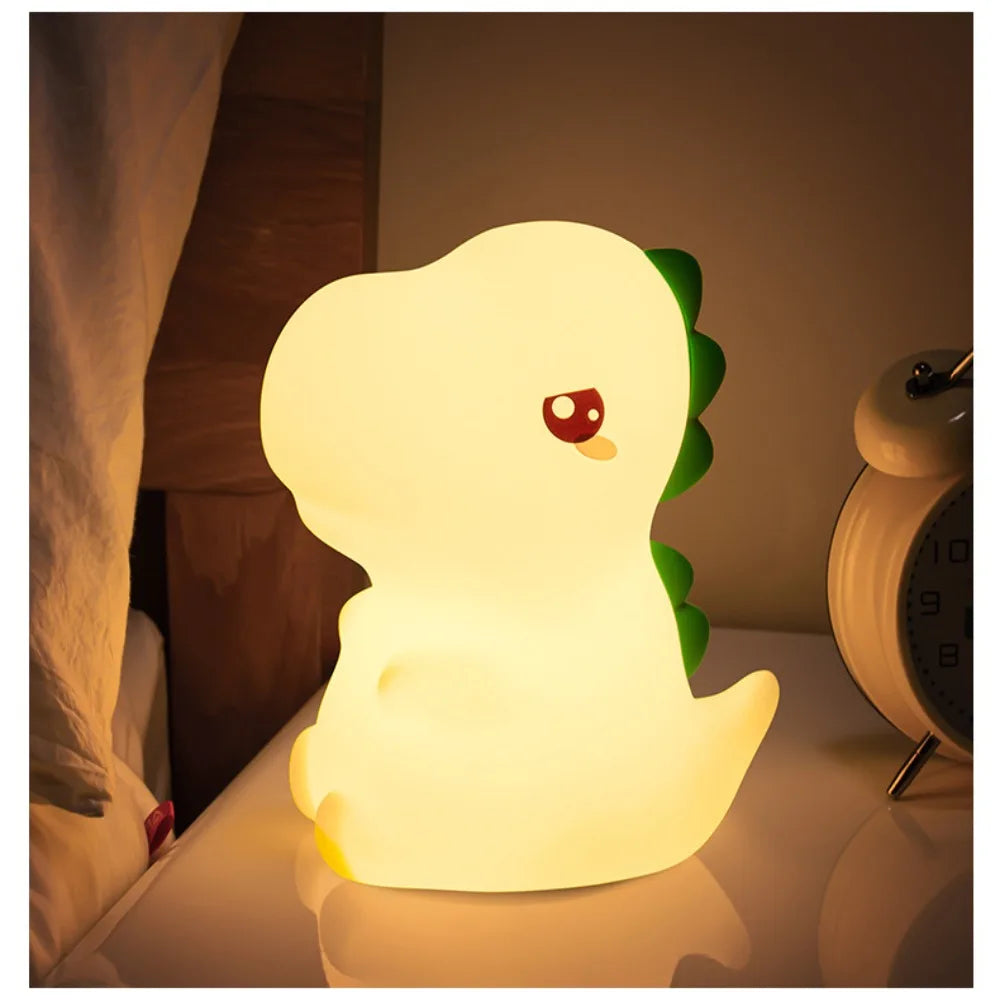 Lumibubs Grumpy Cat Silicone Night Light — 7 Colour Changing Squishy LED Lamp for Kids