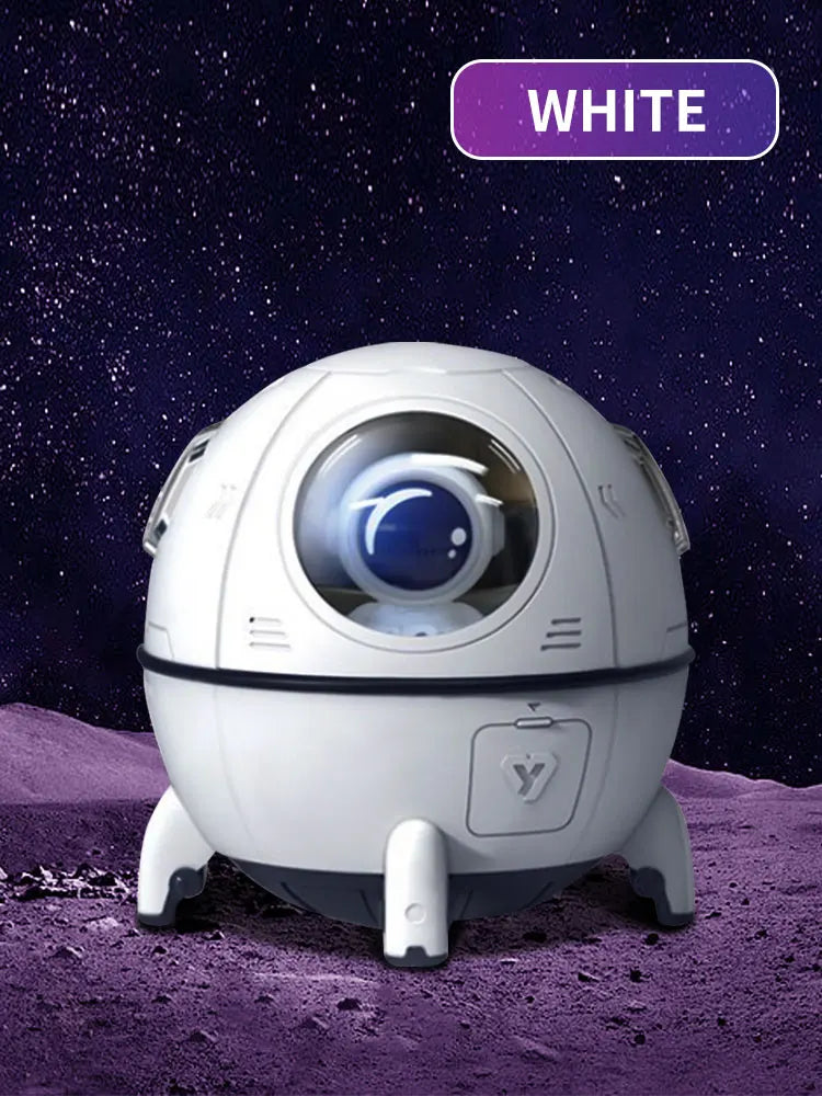 Lumibubs Space Capsule Night Light & Humidifier — 3-in-1 Astronaut Atmosphere Lamp for Kids Bedroom