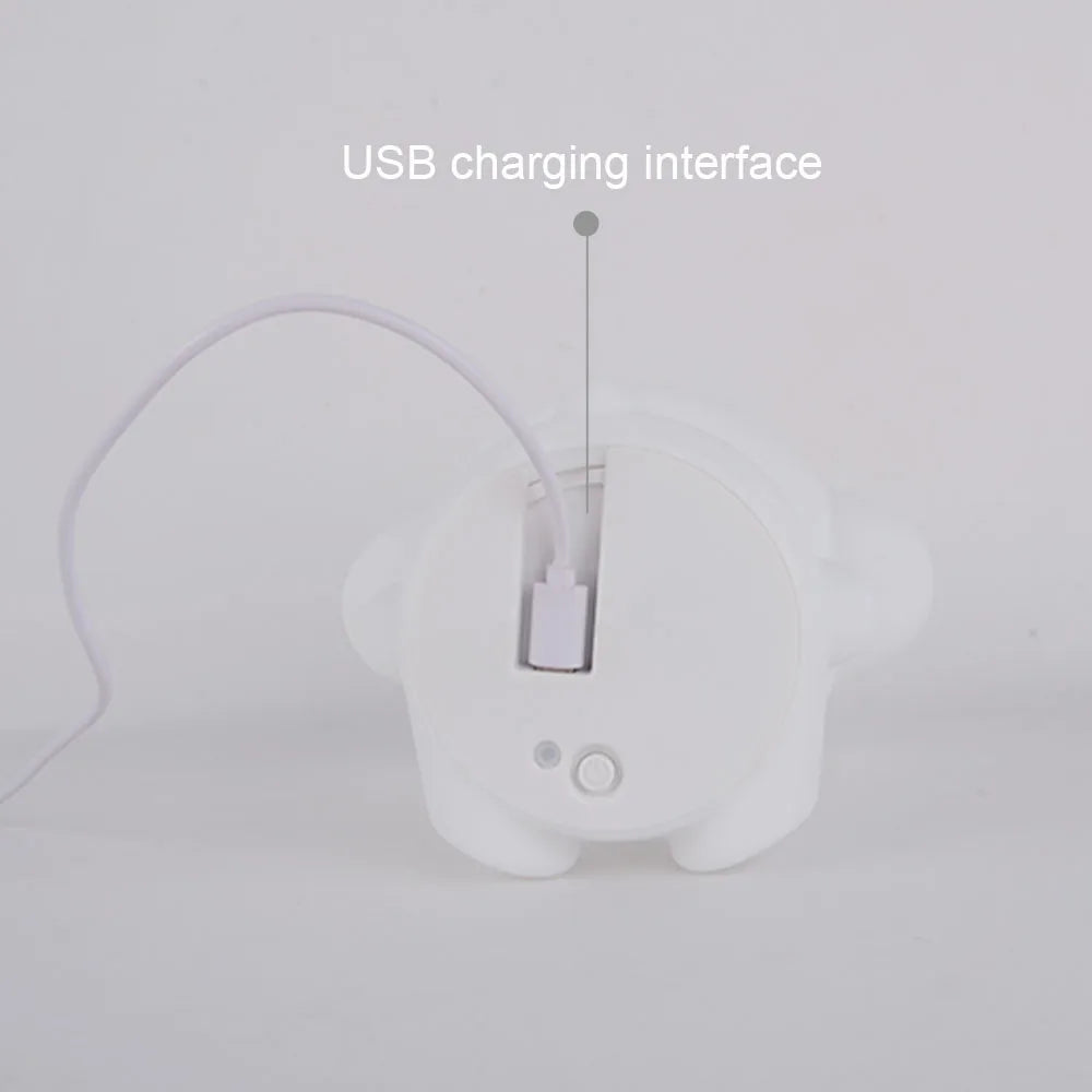 Lumibubs Rainbow Puppy Night Light — 9 Colour Remote Control Rechargeable Silicone Dog Lamp