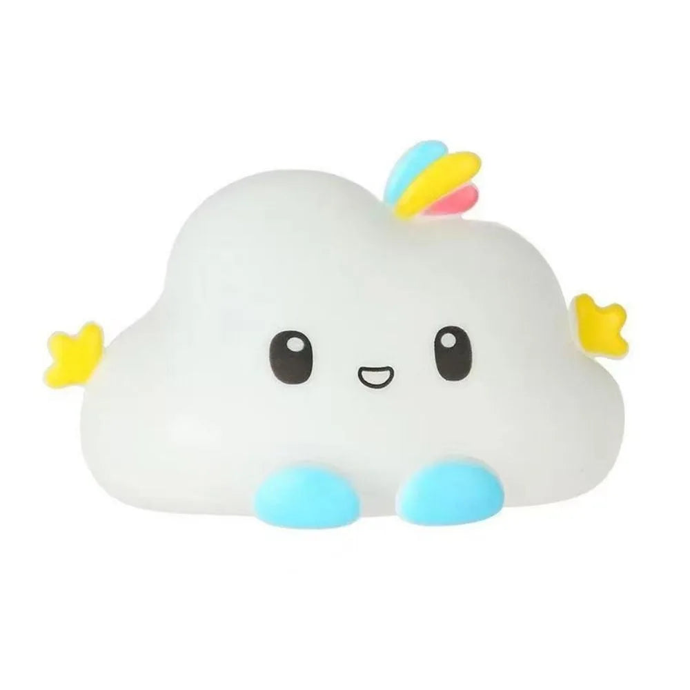 Lumibubs Happy Cloud Night Light — Cute Smiling Cartoon Bedside Lamp for Kids & Babies