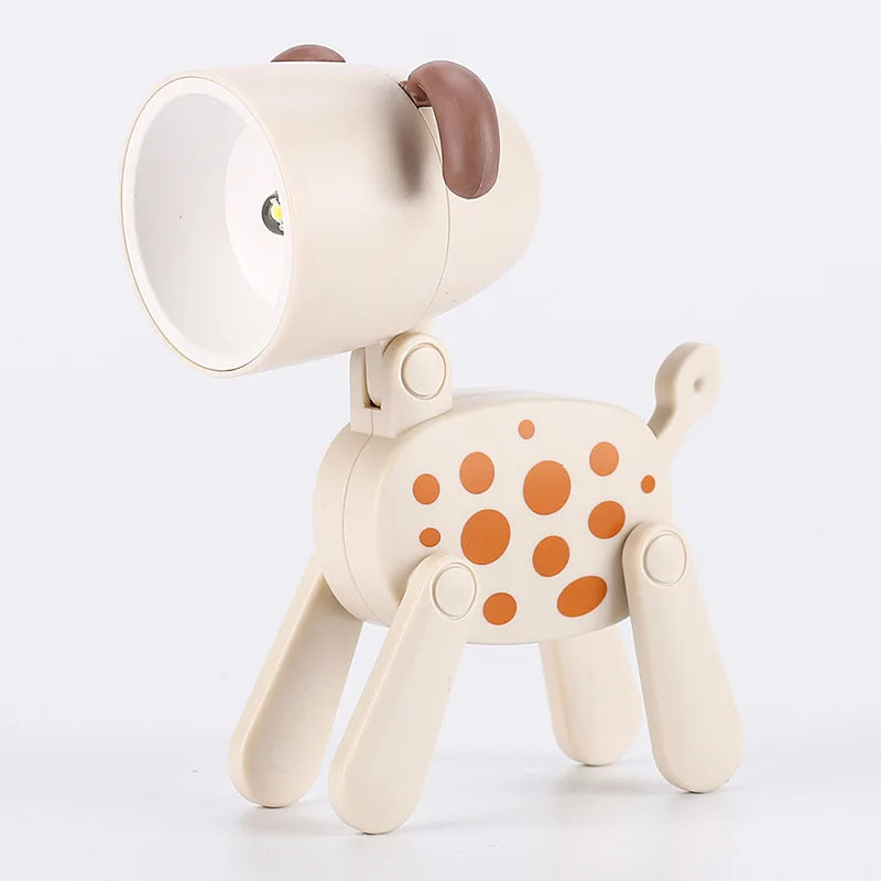 Lumibubs Mini Folding Animal Desk Lamp — Cute Dog & Deer LED Night Light for Kids