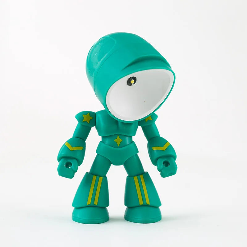 Lumibubs Mini Soldier Desk Lamp — Poseable Adjustable LED Night Light for Kids & Desk Decor