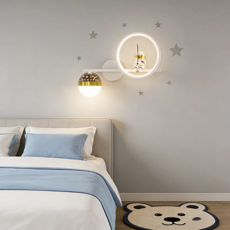 Astronaut Star Projector Wall Lamp — turns your child's bedroom into a galaxy every single night ⭐🌙🚀