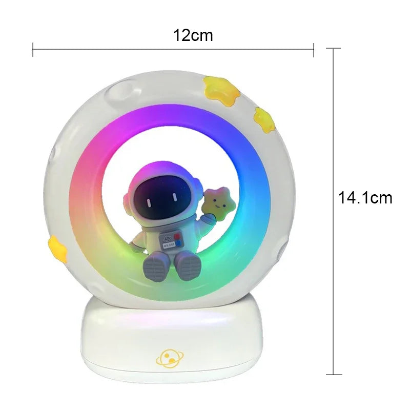 Lumibubs Panda Astronaut Night Light — 3-Level Dimmable USB Rechargeable Kids Bedside Lamp