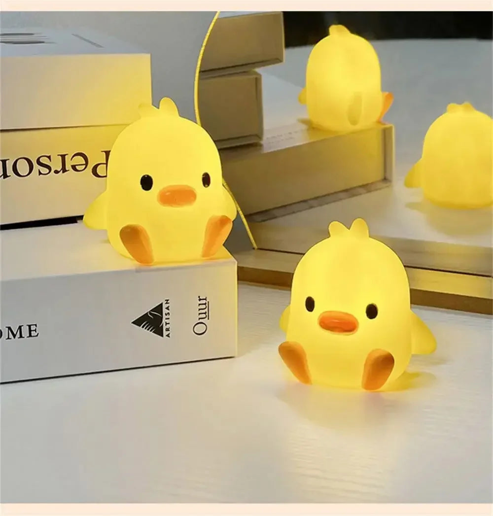 Lumibubs Little Yellow Duck Night Light — Cute Silicone Glow Lamp for Kids & Babies