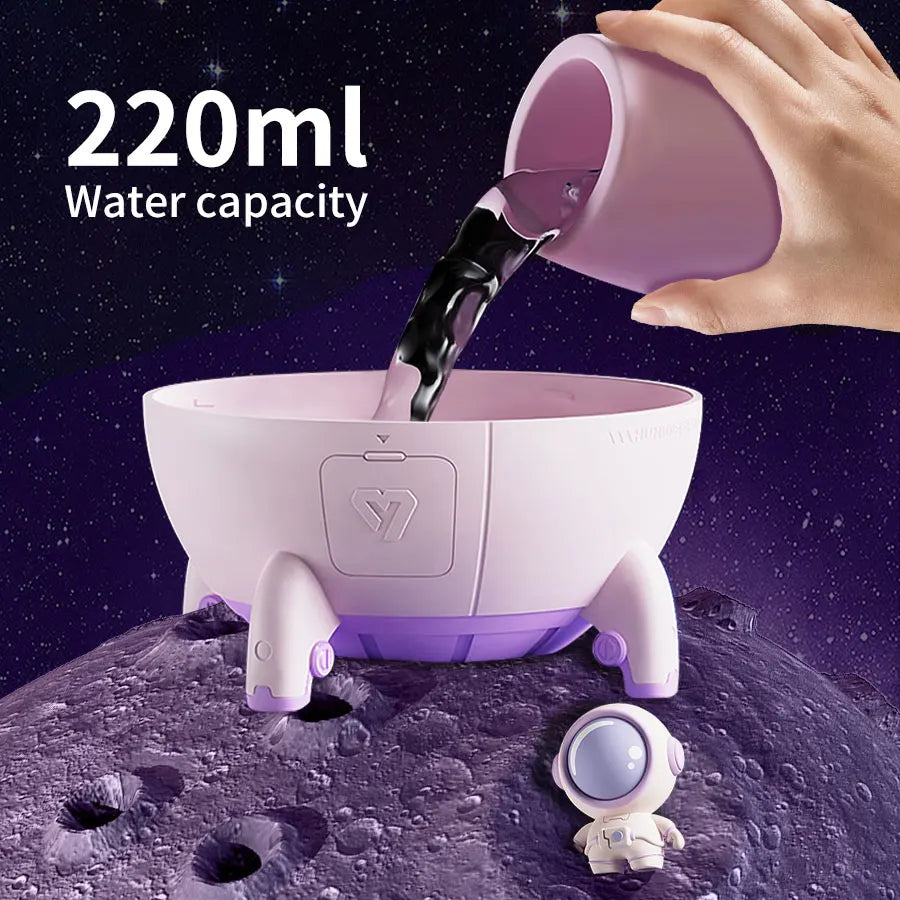 Lumibubs Space Capsule Night Light & Humidifier — 3-in-1 Astronaut Atmosphere Lamp for Kids Bedroom