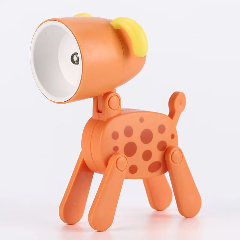 Lumibubs Mini Folding Animal Desk Lamp — Cute Dog & Deer LED Night Light for Kids