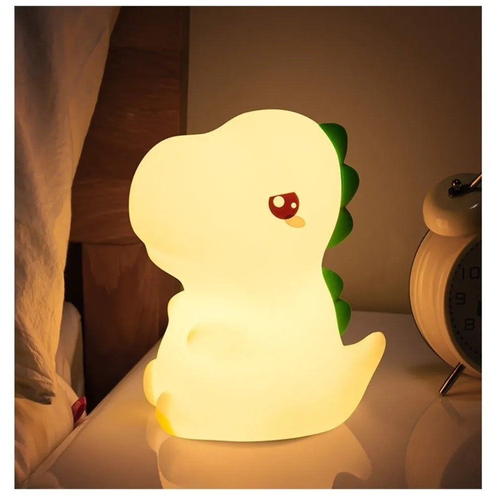 Lumibubs Grumpy Cat Silicone Night Light — 7 Colour Changing Squishy LED Lamp for Kids
