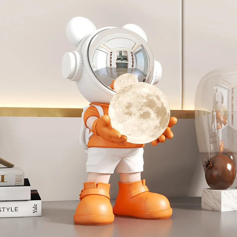 Bear Astronaut Moon Lamp — the boldest, most huggable thing your shelf has ever seen 🐻🚀🌕