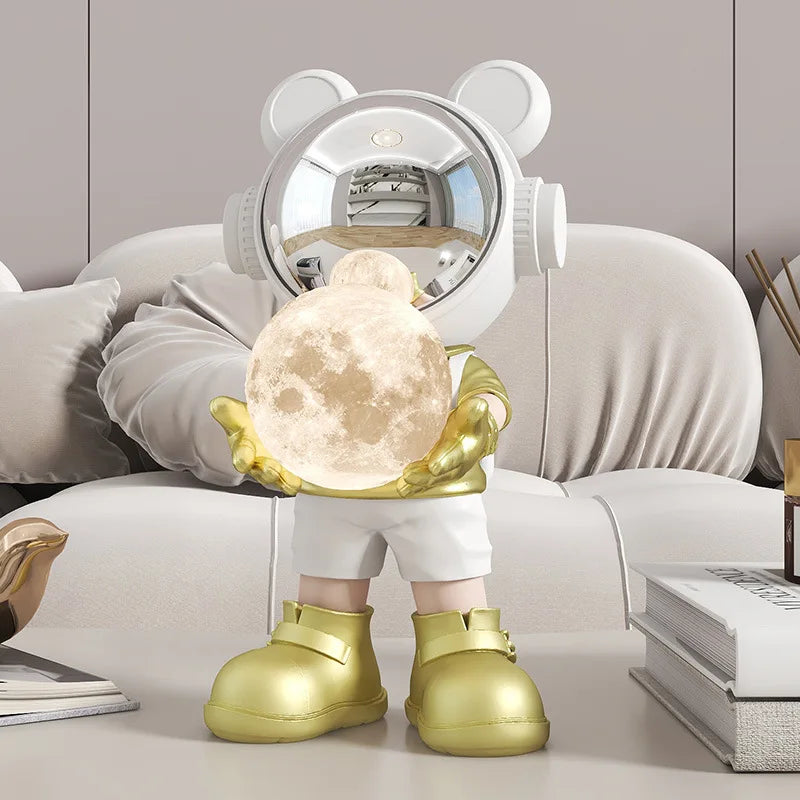 Bear Astronaut Moon Lamp — the boldest, most huggable thing your shelf has ever seen 🐻🚀🌕