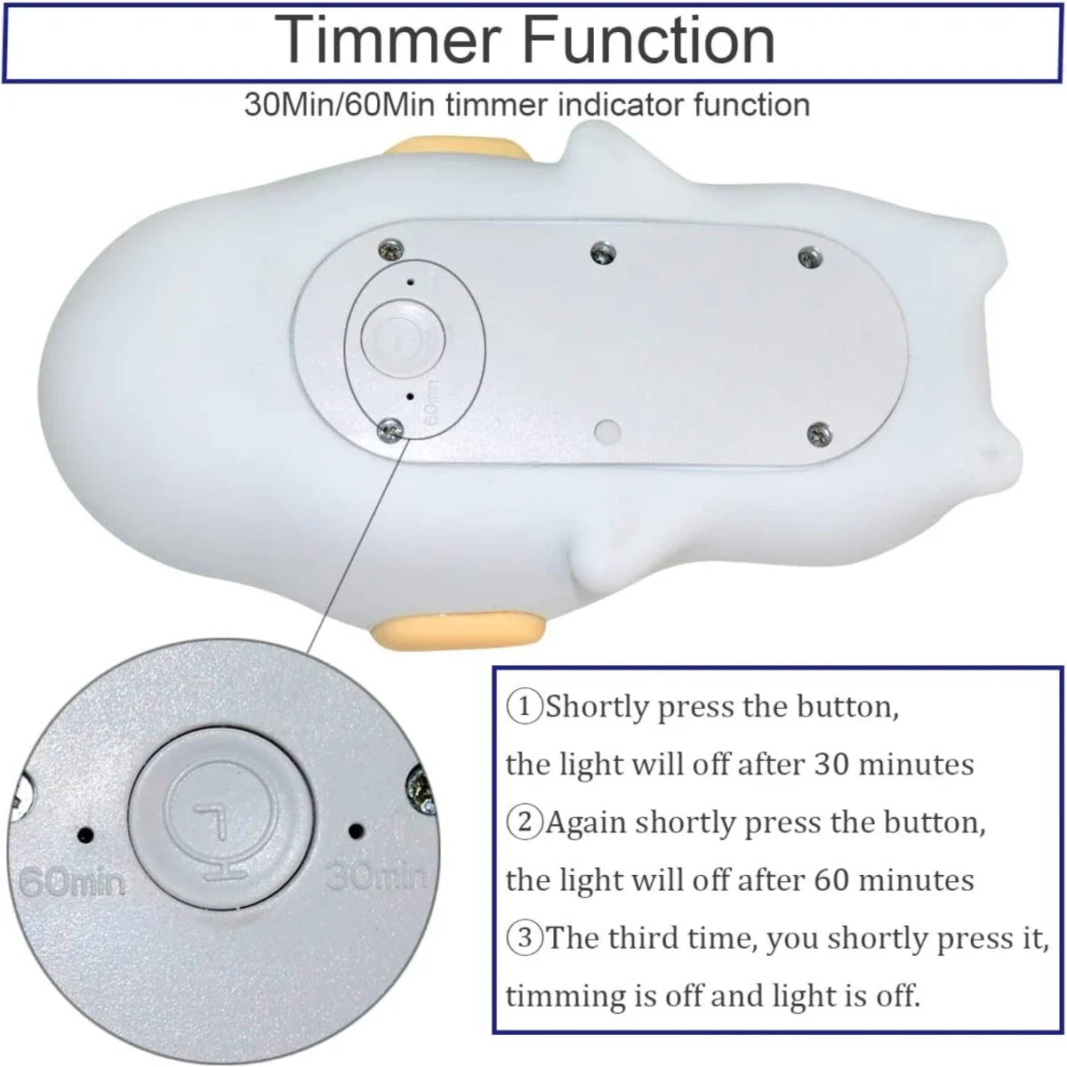 Lumibubs Sleepy Puppy Night Light — Touch Sensor Rechargeable Silicone Dog Lamp for Kids