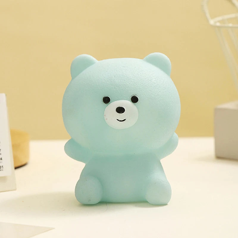 Lumibubs Pastel Bear Vinyl Night Light — Tap Control Colour Changing LED Lamp for Kids