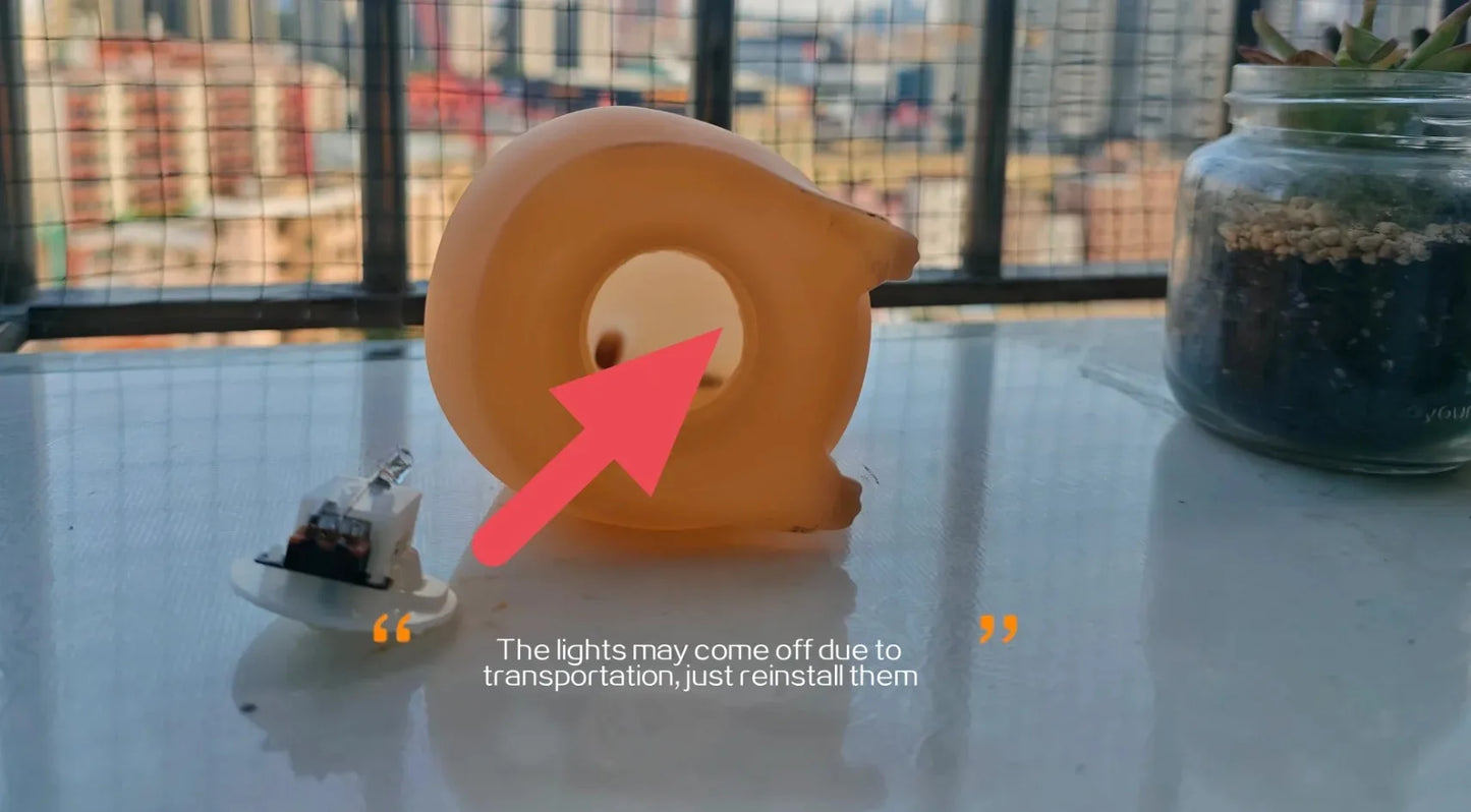 Lumibubs Chubby Capybara Night Light — Cute Silicone Bedside Lamp for Kids & Adults
