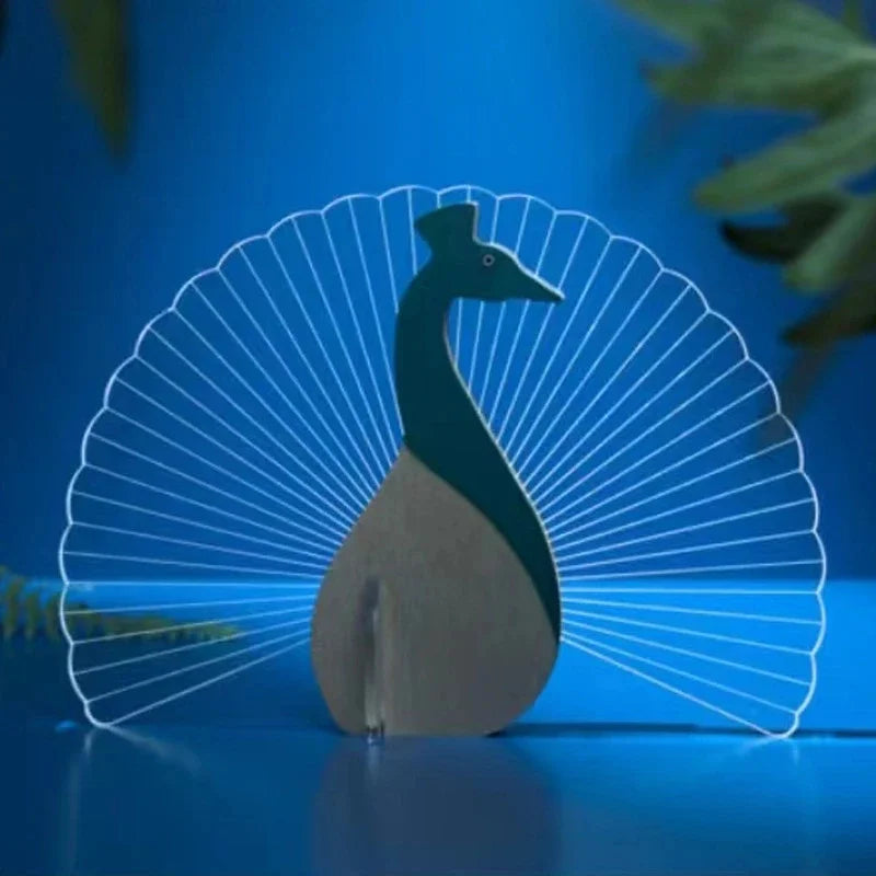 Lumibubs Wooden Animal Glow Lamp — Laser Cut LED Night Light for Kids Bedroom & Home Decor