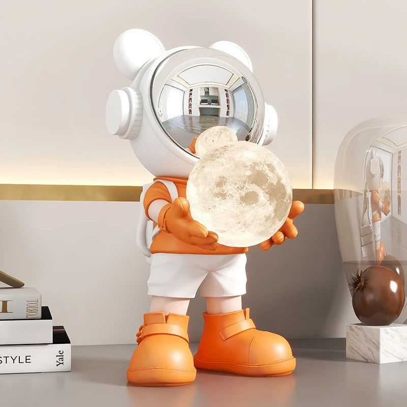 Bear Astronaut Moon Lamp — the boldest, most huggable thing your shelf has ever seen 🐻🚀🌕