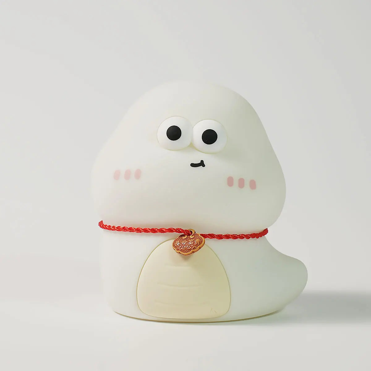 Lumibubs Lucky Spirit Night Light — Cute Silicone Glow Lamp in White & Green