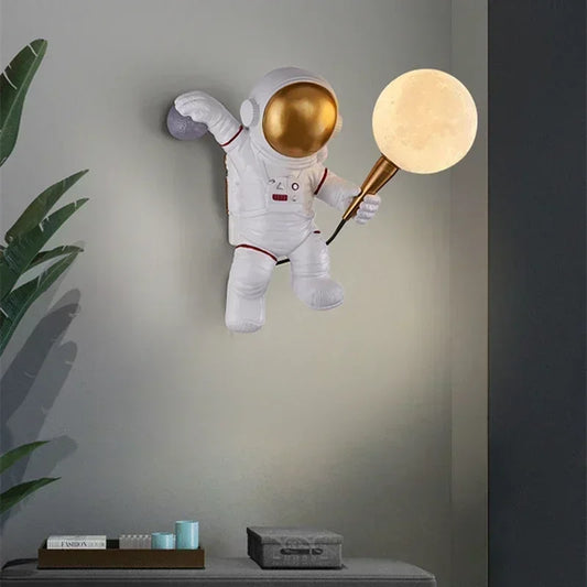 Astronaut Moon Wall Lamp — the lamp that turns your wall into a launchpad 🚀🌕✨