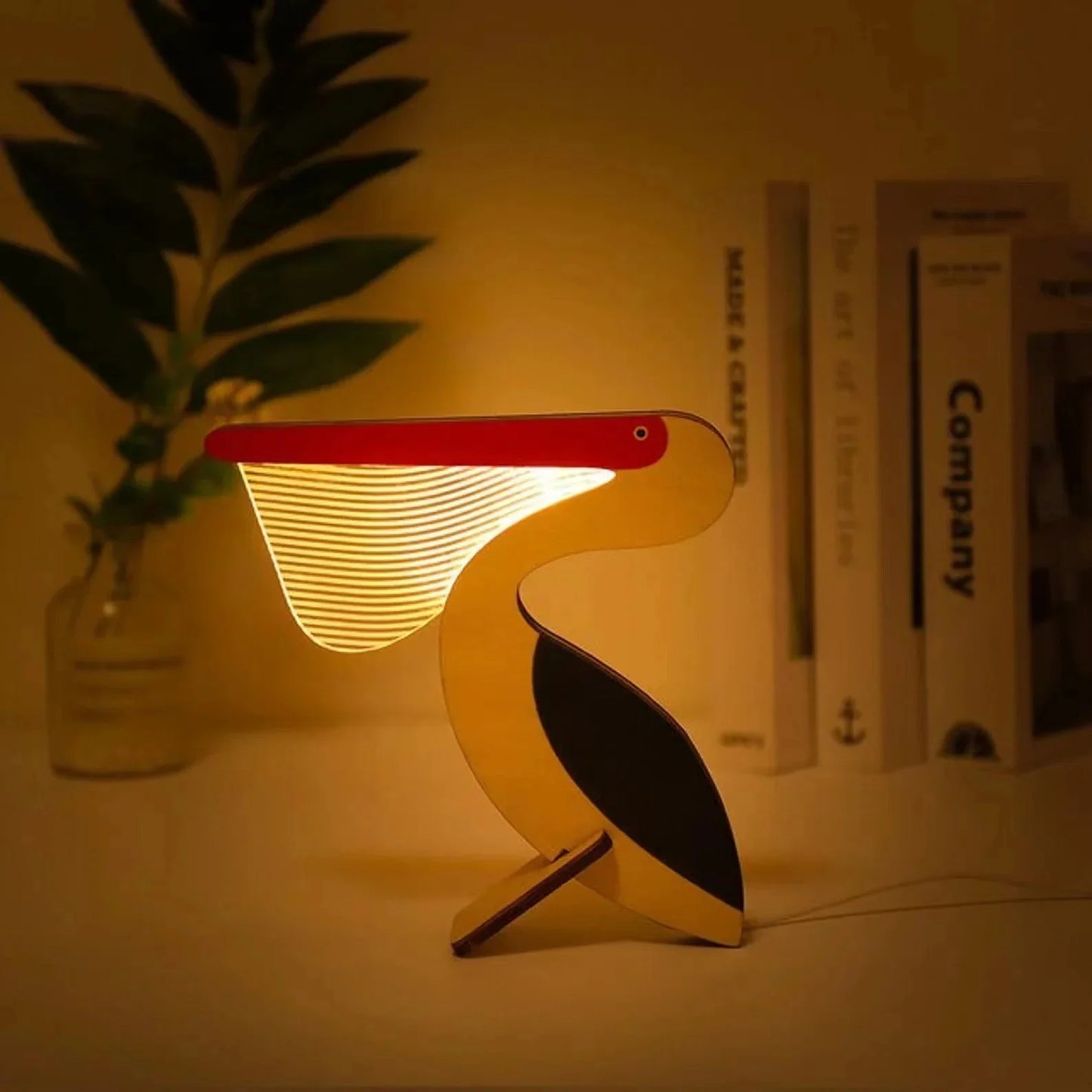 Lumibubs Wooden Animal Glow Lamp — Laser Cut LED Night Light for Kids Bedroom & Home Decor