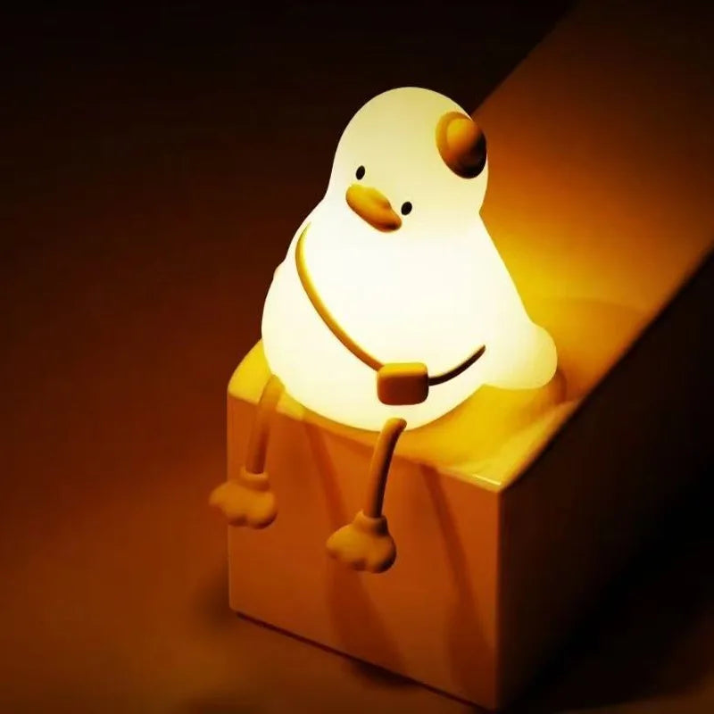Lumibubs Kawaii Animal Night Light — Touch Control Rechargeable Silicone Mood Lamp for Kids