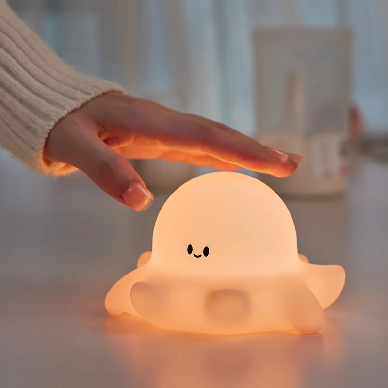 Lumibubs Sleepy Panda Night Light — Pat Control Rechargeable Silicone Bedside Lamp