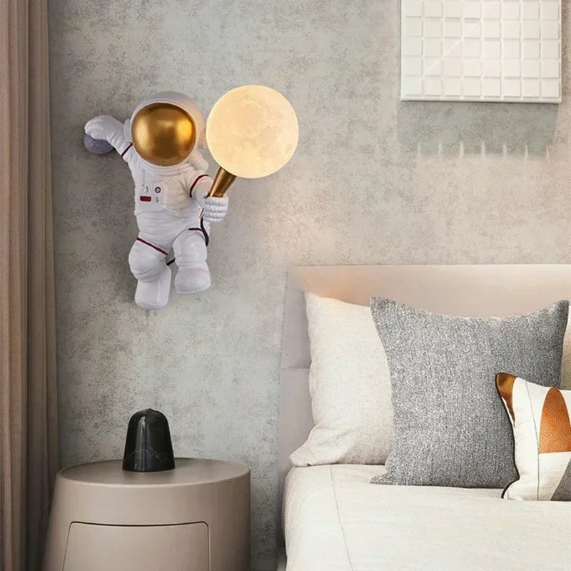 Astronaut Moon Wall Lamp — the lamp that turns your wall into a launchpad 🚀🌕✨