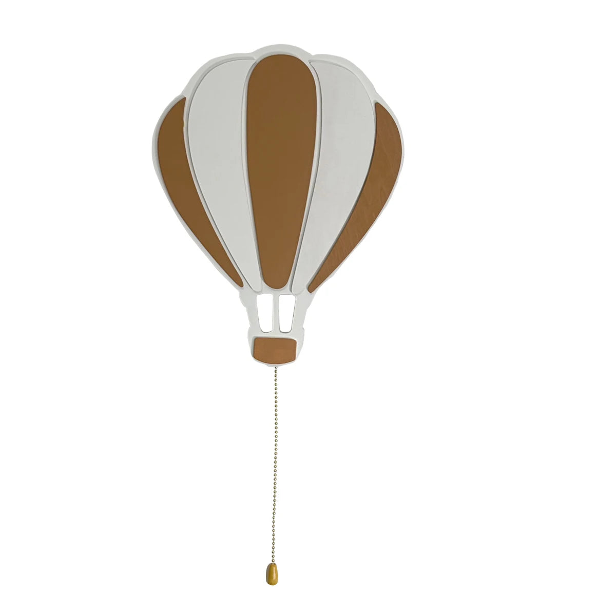 Lumibubs Hot Air Balloon Wall Lamp — Wooden Night Light for Kids Bedroom & Nursery