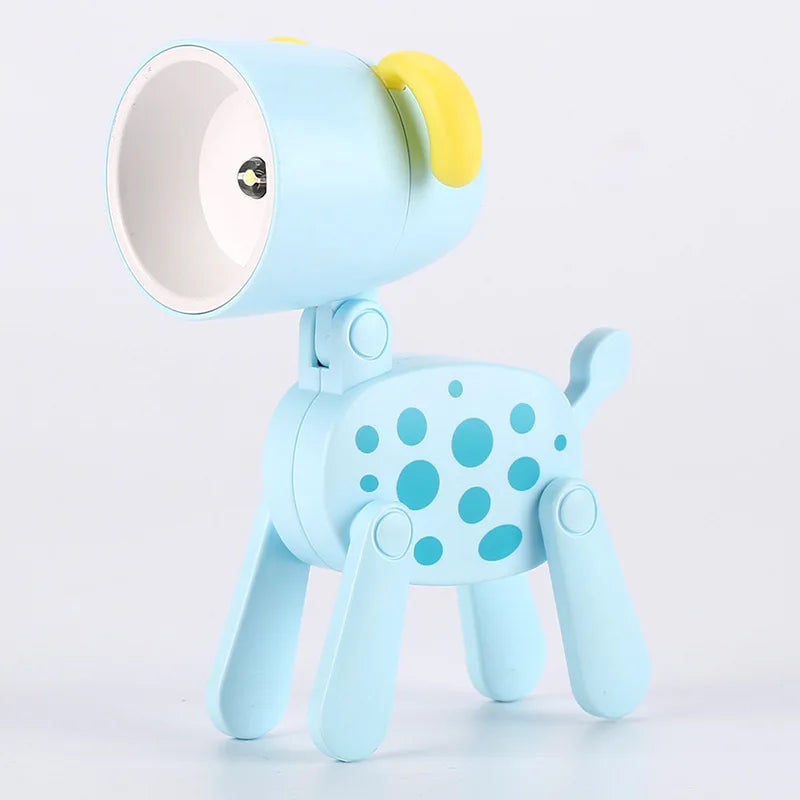 Lumibubs Mini Folding Animal Desk Lamp — Cute Dog & Deer LED Night Light for Kids