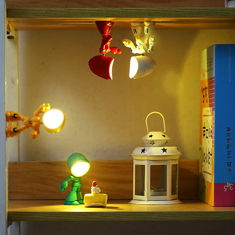 Lumibubs Mini Soldier Desk Lamp — Poseable Adjustable LED Night Light for Kids & Desk Decor