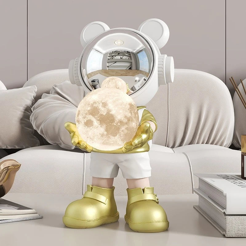 Bear Astronaut Moon Lamp — the boldest, most huggable thing your shelf has ever seen 🐻🚀🌕