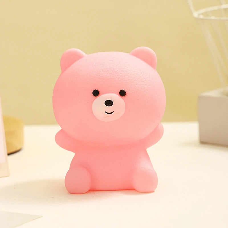 Lumibubs Pastel Bear Vinyl Night Light — Tap Control Colour Changing LED Lamp for Kids