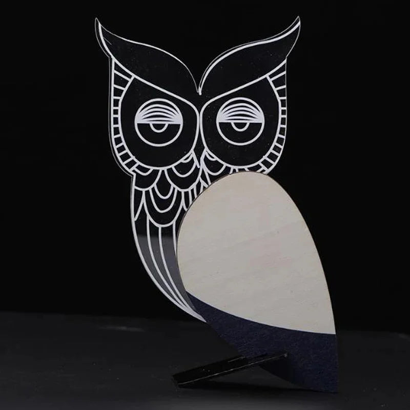 Lumibubs Wooden Animal Glow Lamp — Laser Cut LED Night Light for Kids Bedroom & Home Decor