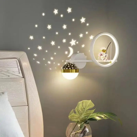 Astronaut Star Projector Wall Lamp — turns your child's bedroom into a galaxy every single night ⭐🌙🚀