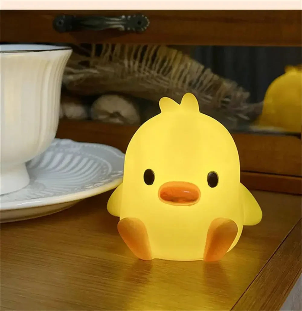 Lumibubs Little Yellow Duck Night Light — Cute Silicone Glow Lamp for Kids & Babies